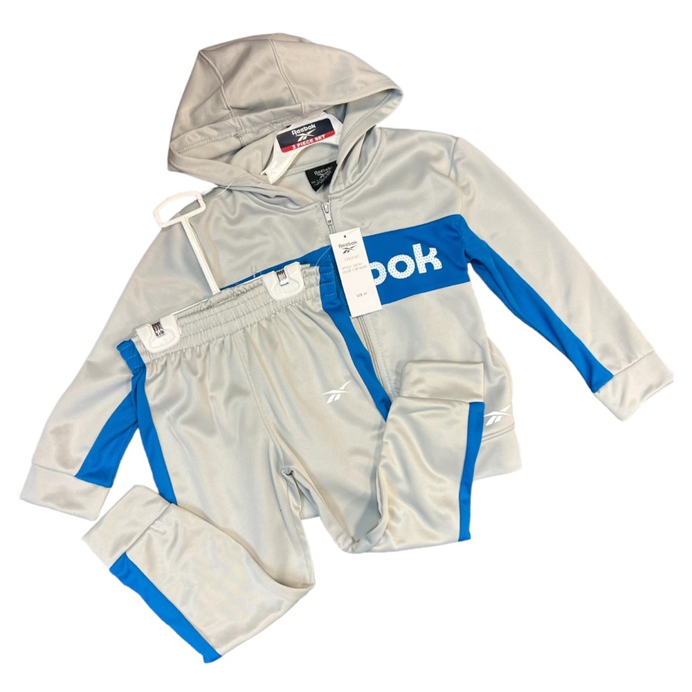 REEBOX 2 Piece Set | Boys | Size 4T | Light Grey